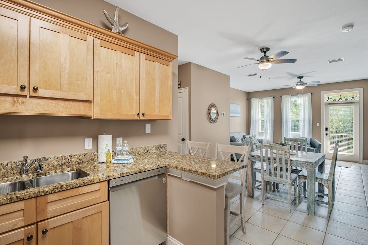 About 164 5Tides at Topsail Kitchen Area