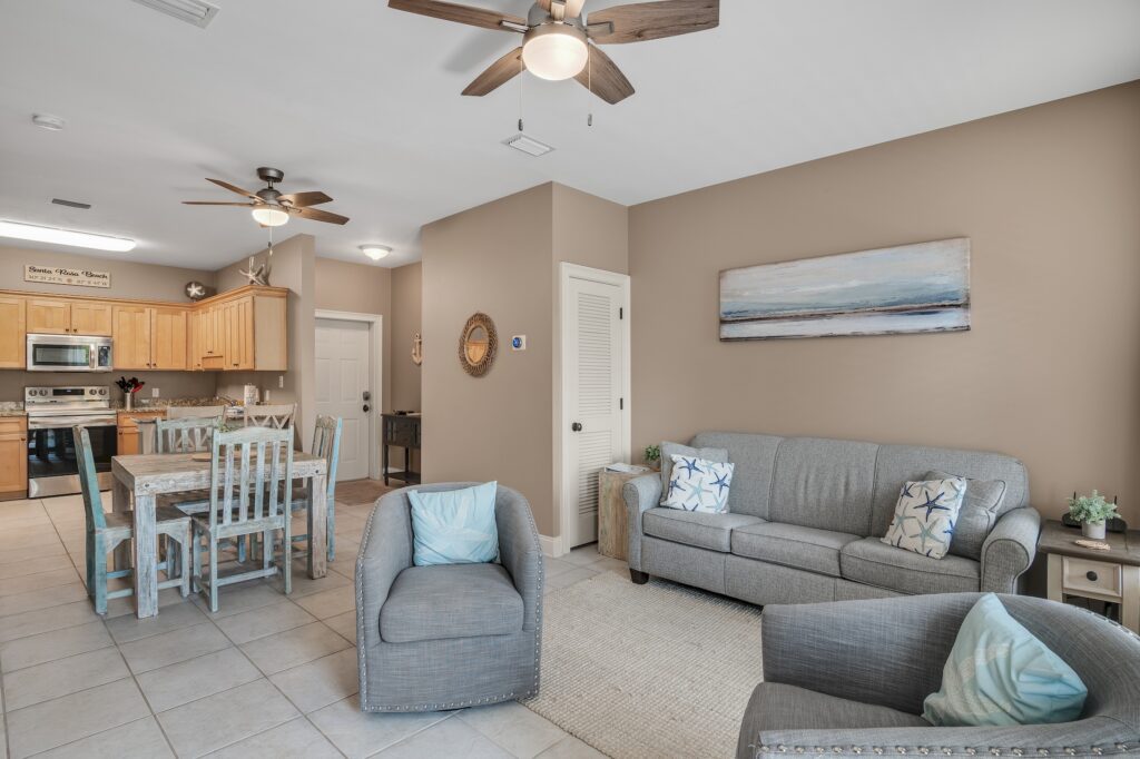5Tides at Topsail - Living Room - Accommodations